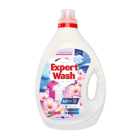 Гель для прання парфумований Expert Wash "Свіжість квітів" 3 л - 1