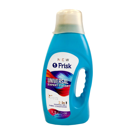 Універсальний гель для прання Frisk 2 in 1 Expert Clean 1,5л - 1
