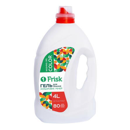 Гель для прання кольорових речей Frisk COLOR 4л - 1