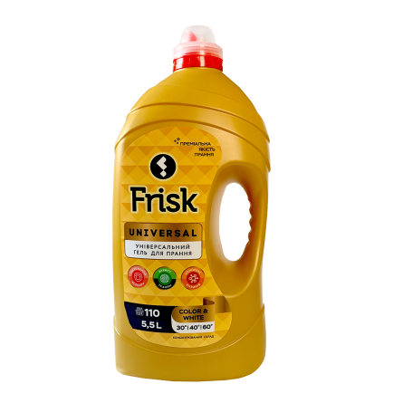 Універсальний гель для прання Frisk "PREMIUM GOLD UNIVERSAL GEL" 5,5 л - 1