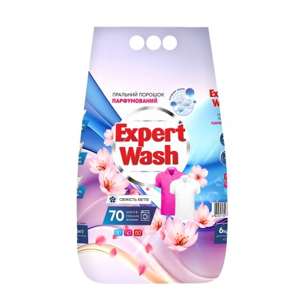 Порошок для прання парфумований "Свіжість квітів" , ТМ "Expert Wash" - 2