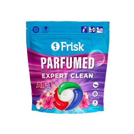 Капсули для прання універсальні "ПАРФУМОВАНИЙ EXPERT CLEAN", ТМ "FRISK" - 1