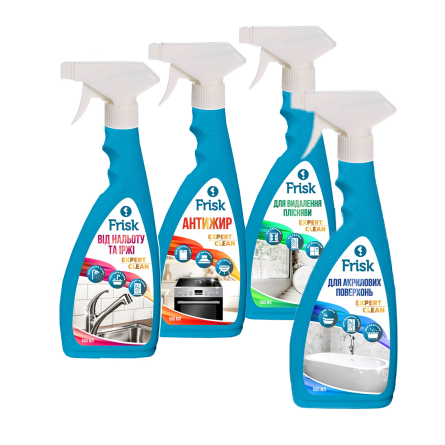 Для акрилових поверхонь "EXPERT CLEAN", 500 мл, ТМ "Frisk" - 3