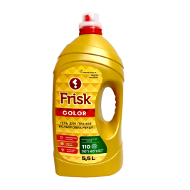 Гель для прання кольорових речей Frisk "PREMIUM GOLD COLOR GEL"  5,5 л